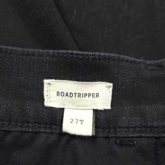 Madewell Womens Roadtripper Ankle Jeans 27T Mid Rise Black Denim Stretch - Picture 8 of 9